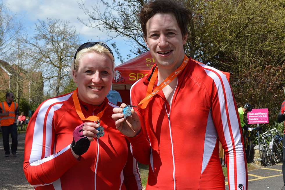 Siblings Lindsay and David Kenneth completed the 48 and 100-mile challenge respectively