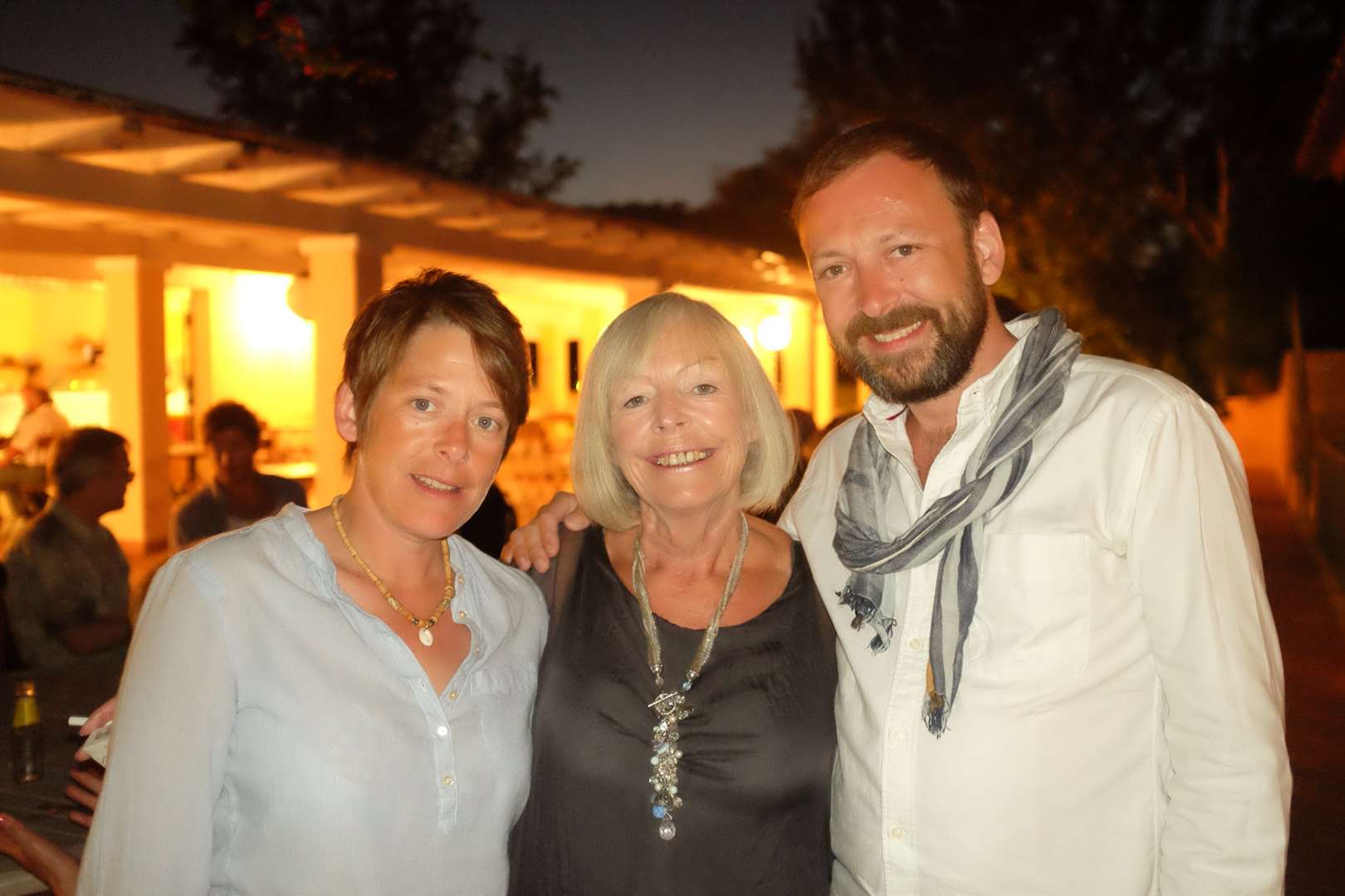 Daniel Wiltshire with his sister Catherine and mother, Annie