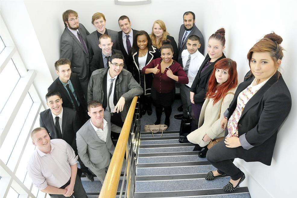 IT apprentices on the Microsoft Systems and Networking program
