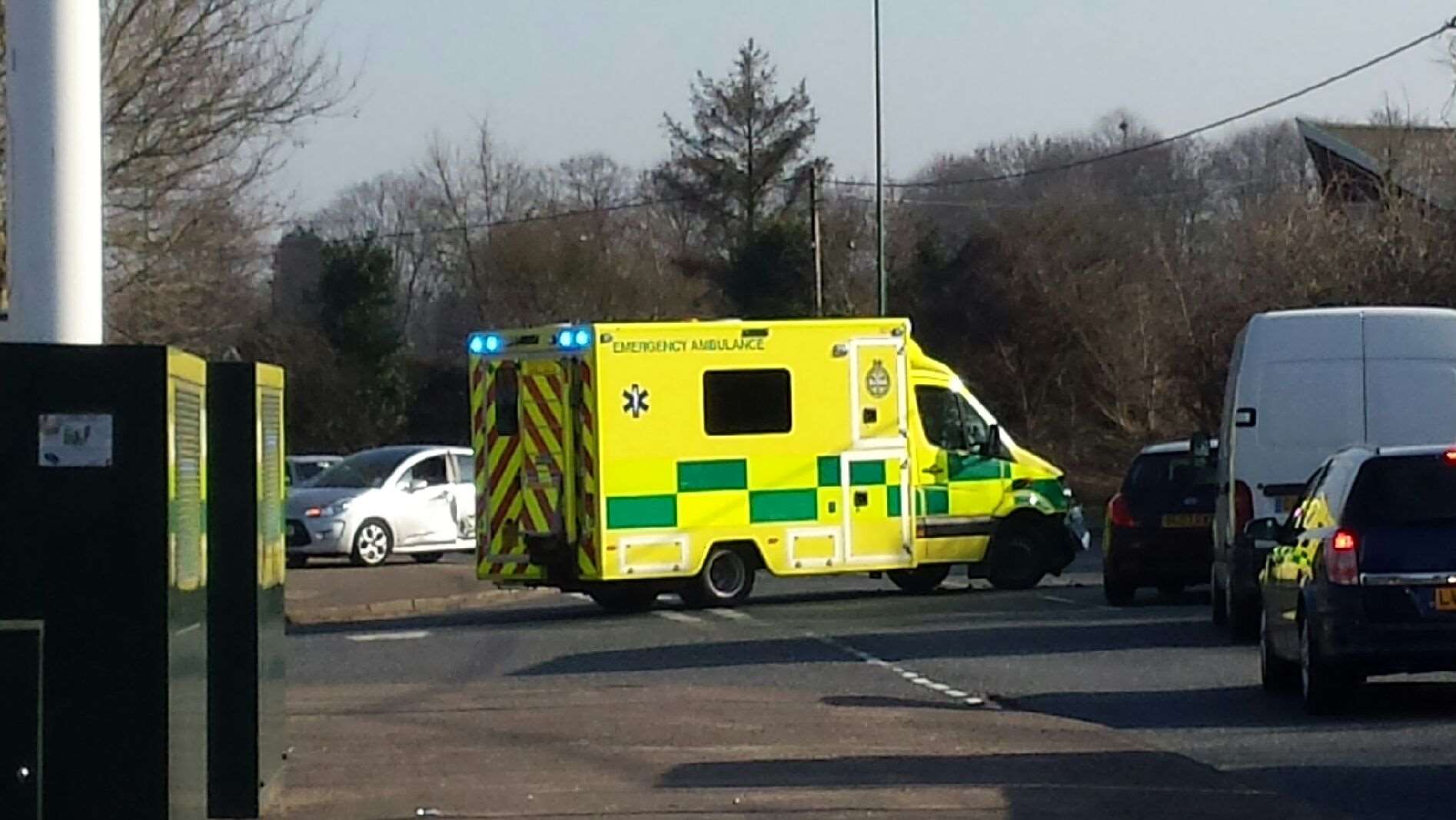 Bartkevicius crashed into the ambulance. Stock image.