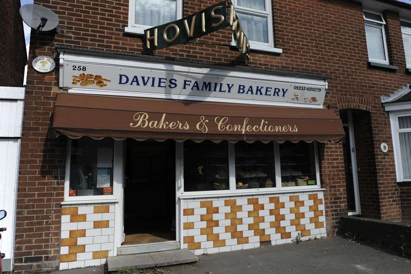 Davies Family Bakery, in South Ashford, was targeted in a raid