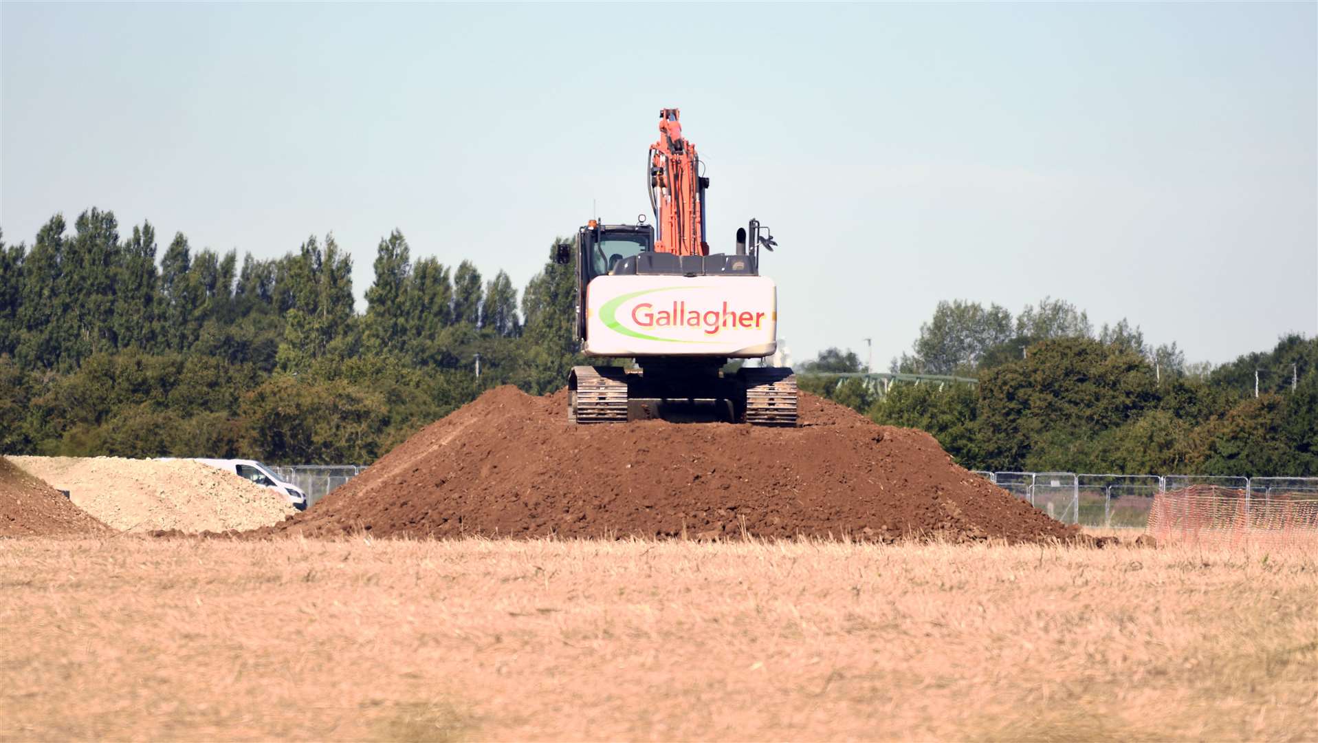 Bosses say they plan to keep the height of soil stockpiles to a minimum. Picture: Barry Goodwin