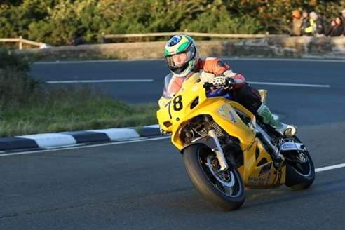 Tim Moorhead died during a practice session of the Manx Grand Prix. Picture: Manx Motorcycle Club