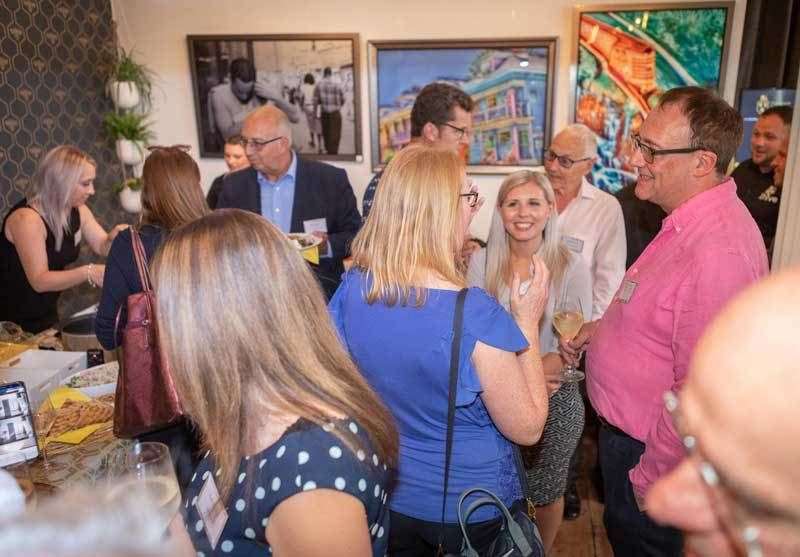 A networking event at The Hive in Cranbrook