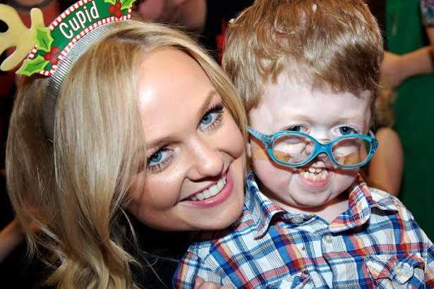 Stanley gets in the Christmas spirit with Emma Bunton