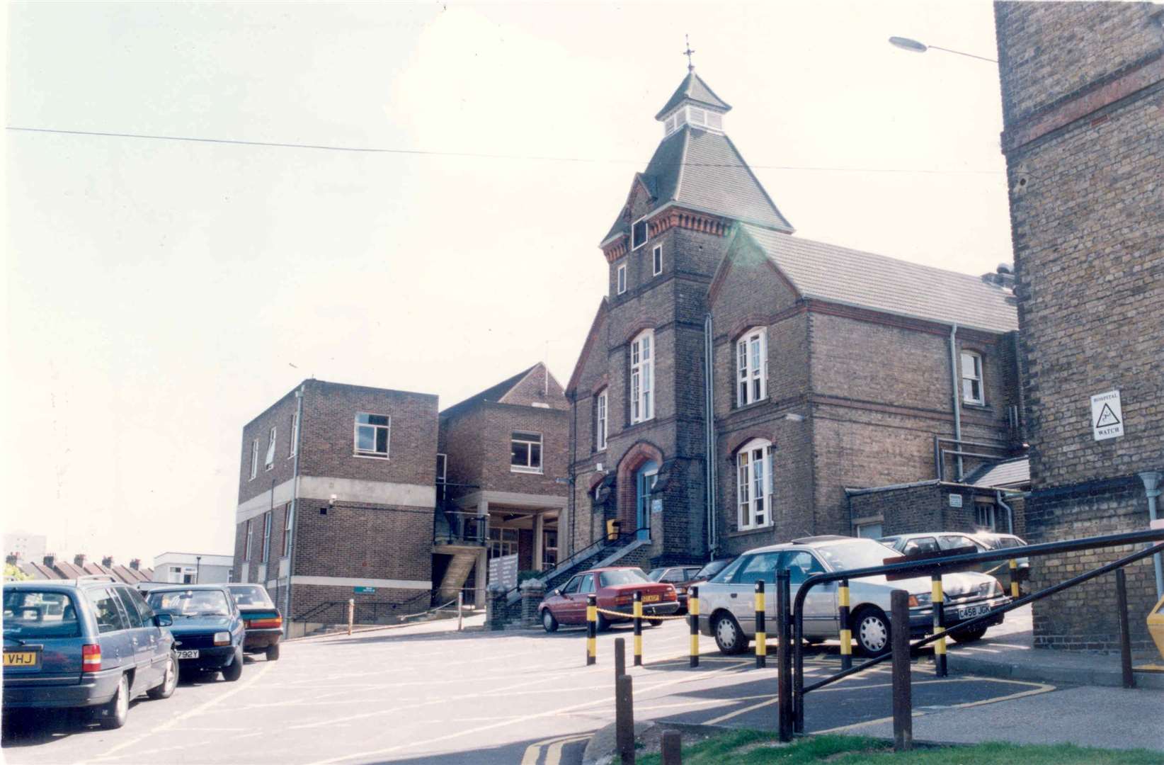 The former Chatham Workhouse became All Saint's Hospital in Magpie Hall Road, Chatham, pictured here in 1993. Picture: Images of Medway book