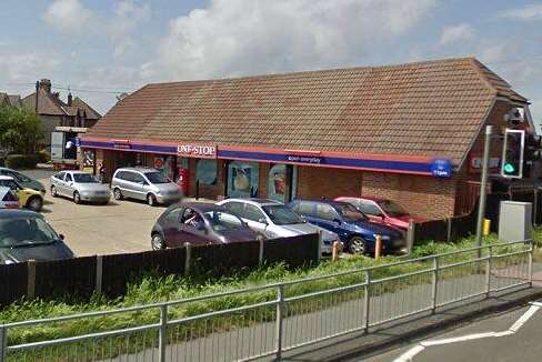 An armed man is said to have targeted a One Stop shop in Whitfield. Picture: Google Street View