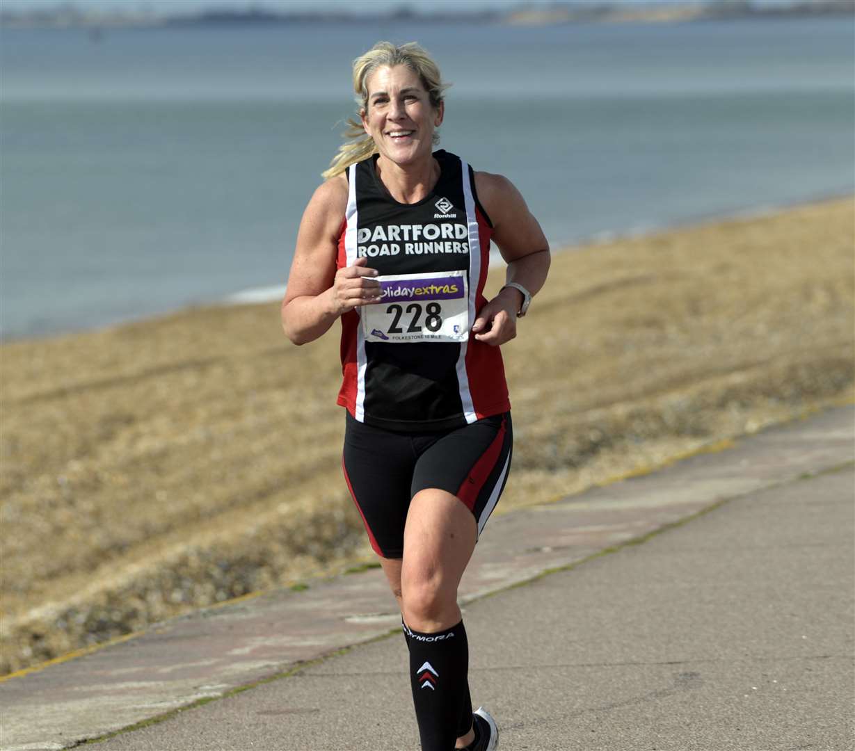 No.228 Michelle Flaxton of Dartford Road Runners. Picture: Barry Goodwin (63468806)