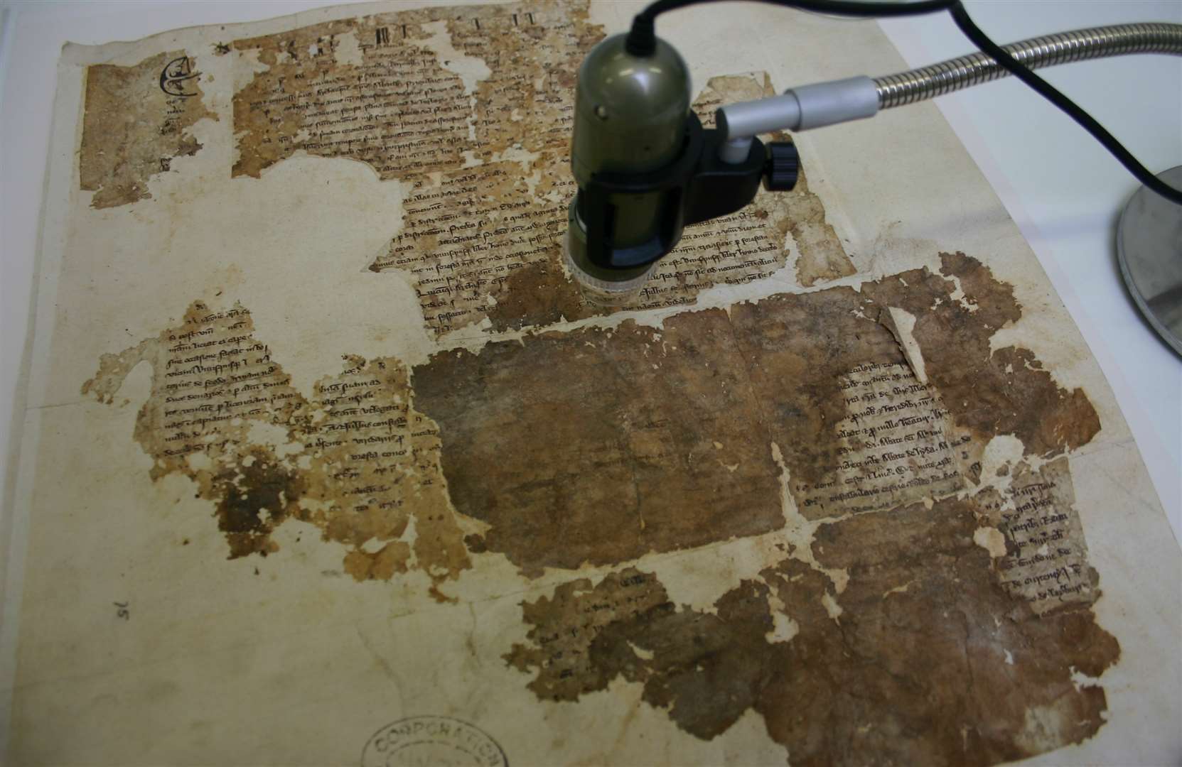 Conservation work to Sandwich's Magna Carta