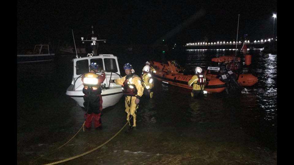 Lifeboat crews were called to Folkestone Harbour. Pic: Dungeness Coastguard (1863740)