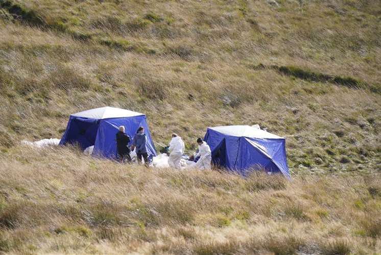 Greater Manchester Police searched on Saddleworth Moor in 2022 after a skull was reportedly found. Picture: Danny Lawson/PA