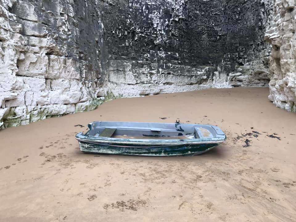The abandoned boat. Picture: Margate Coastguard (6443983)