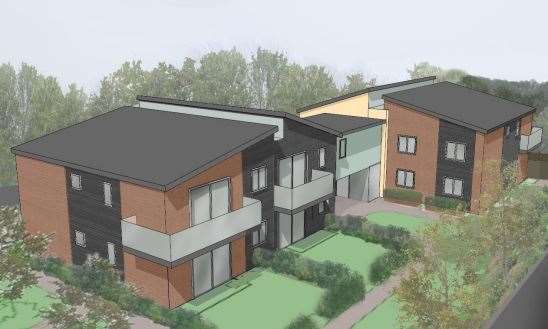 Proposal for flats in Dover Road, Sandwich