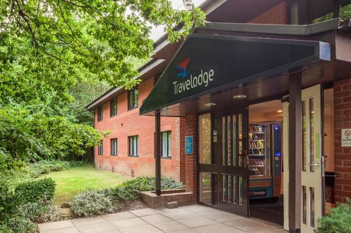 A woman was found dead at the Travelodge on the A2.