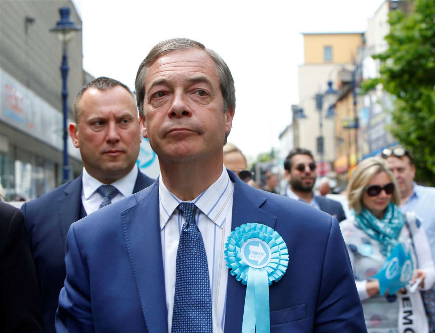 Nigel Farage served as the MEP for South East England and was the former leader of UKIP