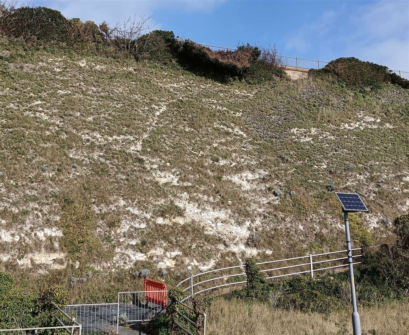 Nik Mitchell noticed the issue on West Cliff Promenade yesterday. Picture: Nik Mitchell
