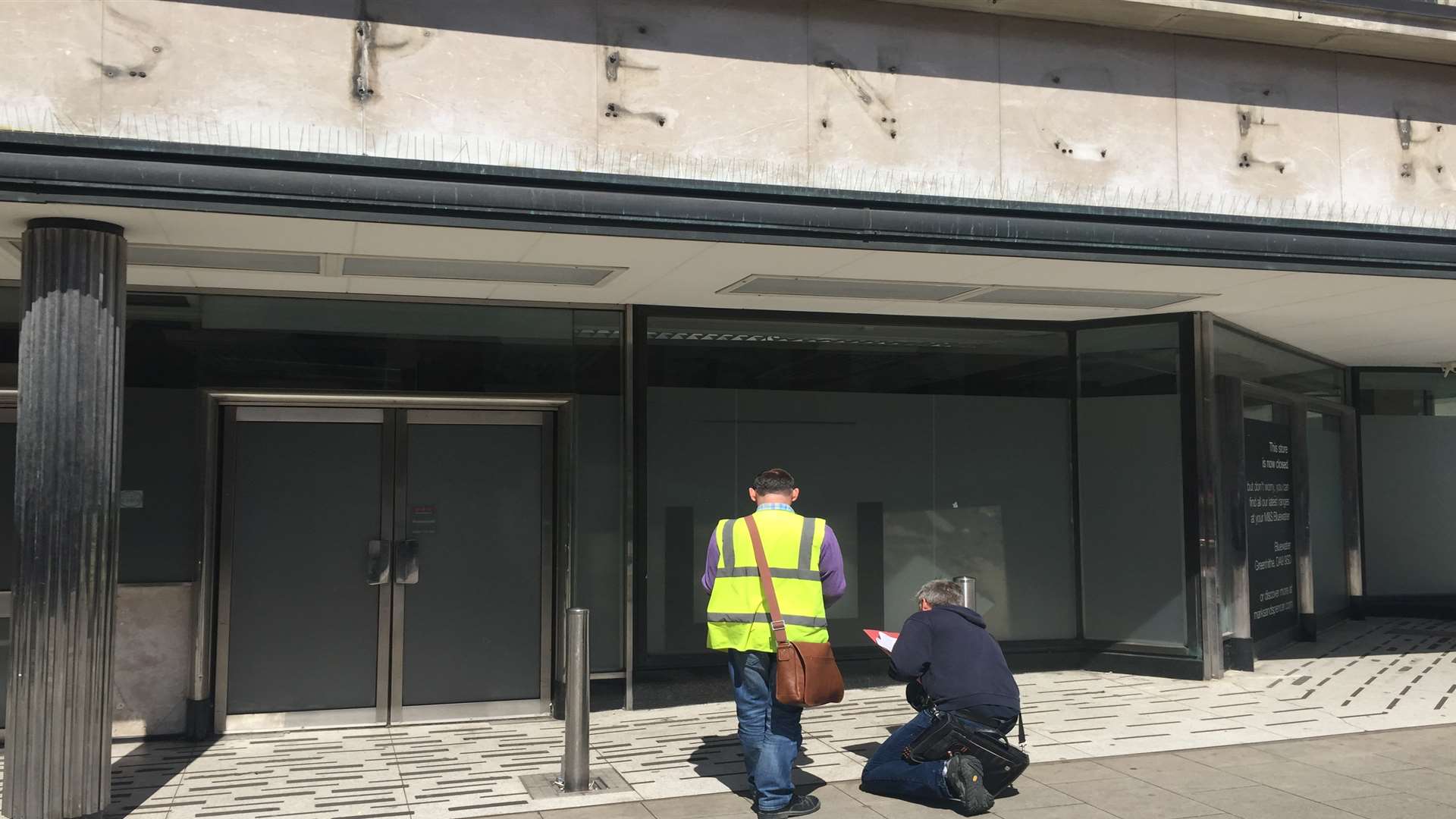 Contractors are starting to measure up the old Marks and Spencer ready for B&M