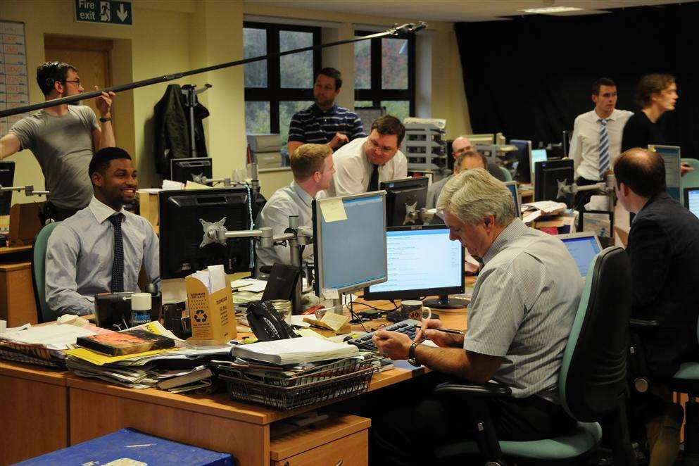 The Kentish Gazette newsroom played a starring role in Southcliffe