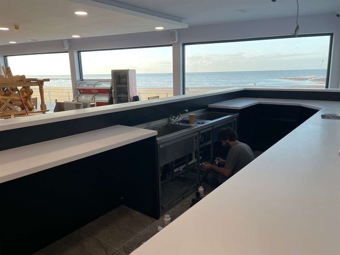 The St Mildred's Bay bar is almost complete