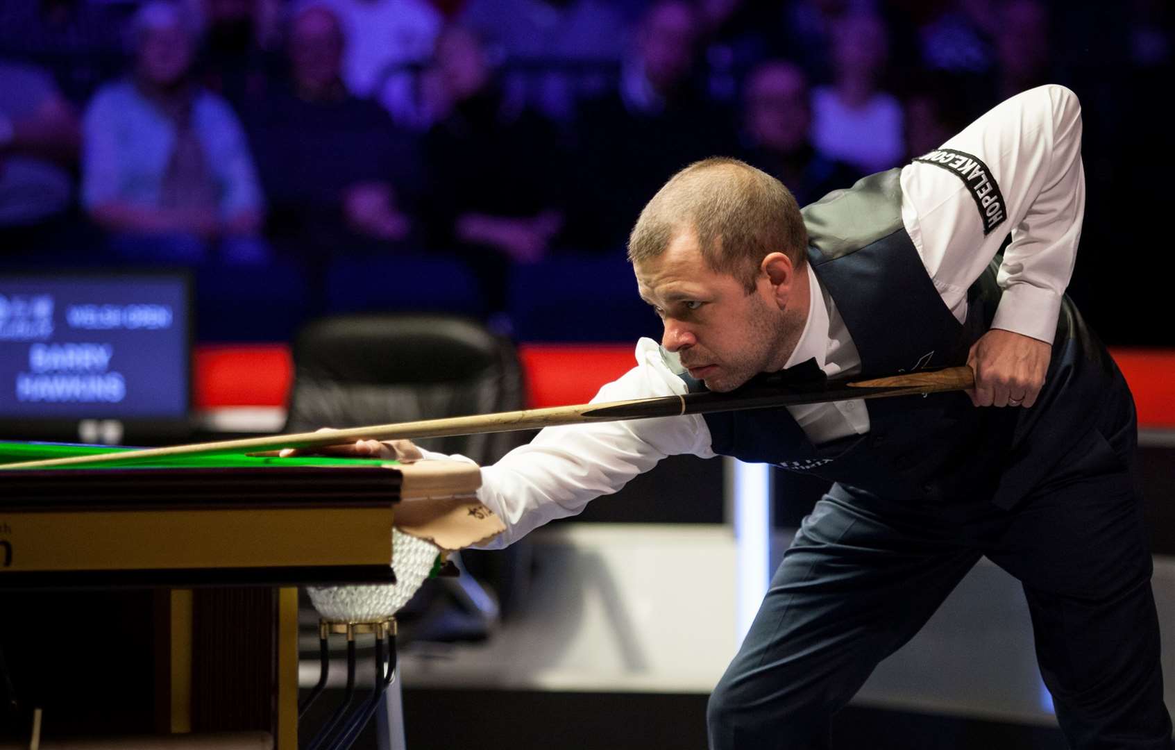 Ditton's Barry Hawkins was unable repeat his European Masters win against Judd Trump at the Champion of Champions. Picture: World Snooker