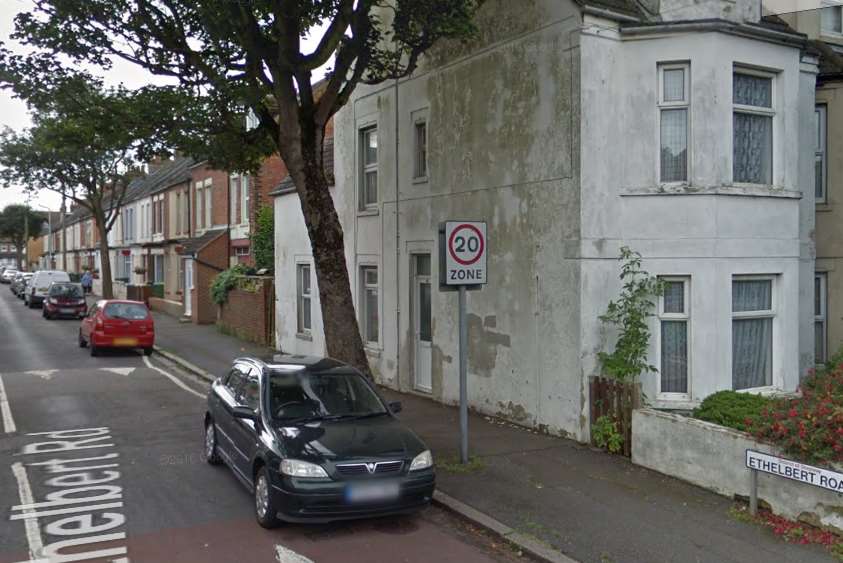 Ethelbert Road in Folkestone. Picture from Google Street View