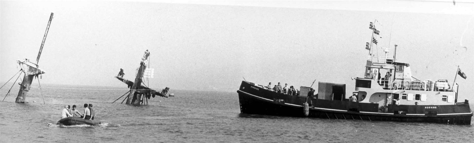 The Richard Montgomery wreck off Sheerness, August 14, 1981
