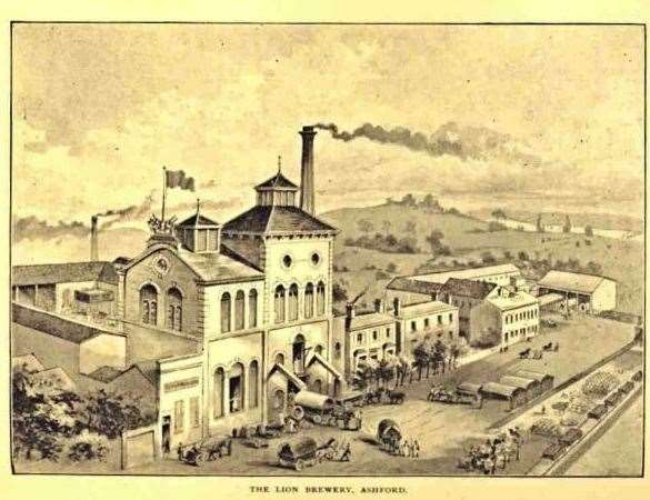 Lion Brewery was located on the southern boundary of the Tanyard site. Picture: breweryhistory.com