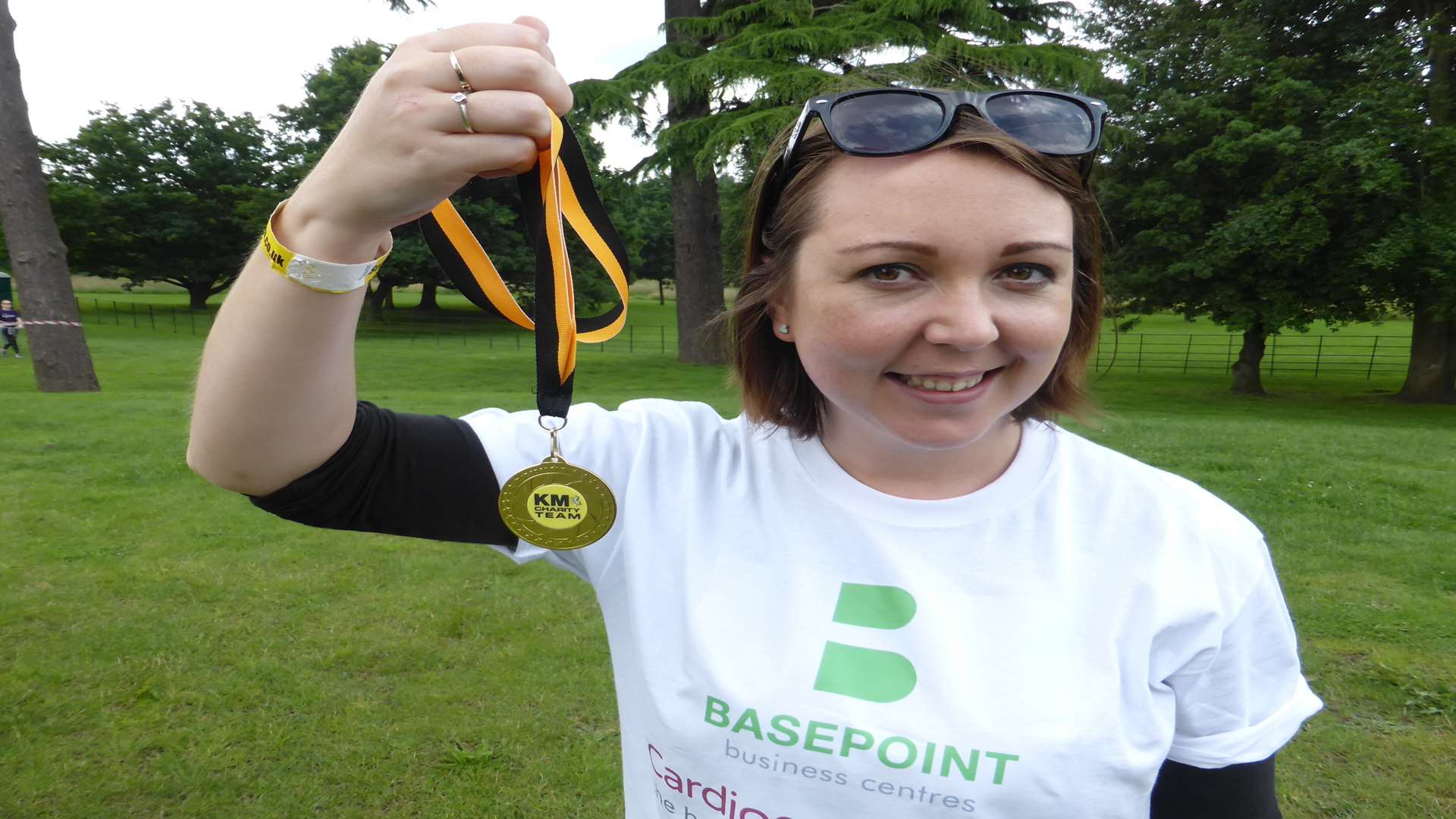 Kirsty Gordon-Thomas was the highest fundraiser on the day raising more than £1k for Cardiomyopathy UK.
