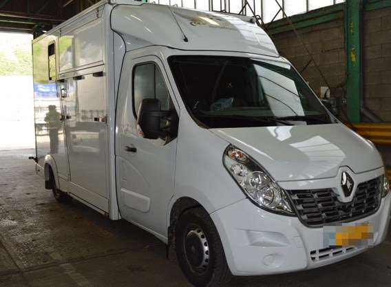 The horsebox used in the crime. Picture: NCA.