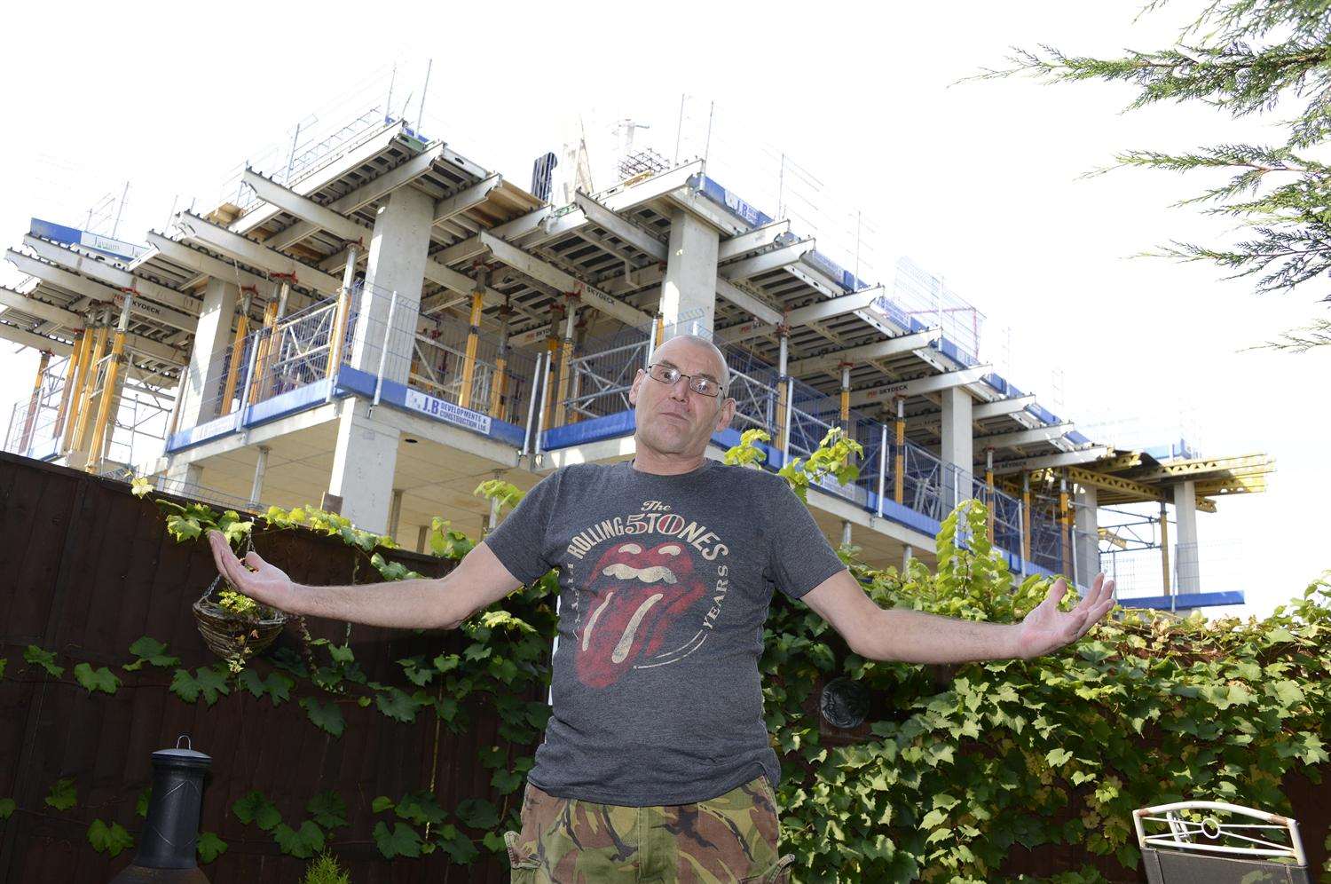 Mr Boylan says the construction work is making his life a misery