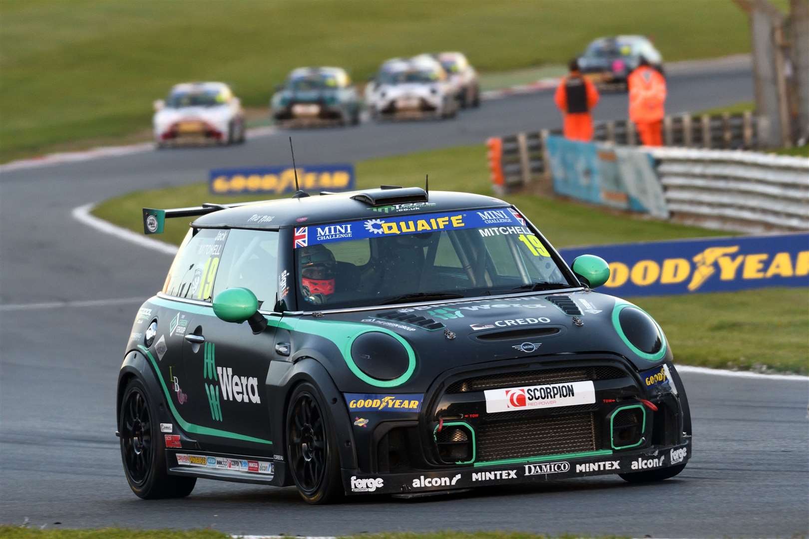 Mitchell took two second-place finishes and a third in the Mini Challenge. Meanwhile, his former BTCC squad Team Hard, based in Detling, won the Jack Sears Trophy with Essex-based racer Bobby Thompson