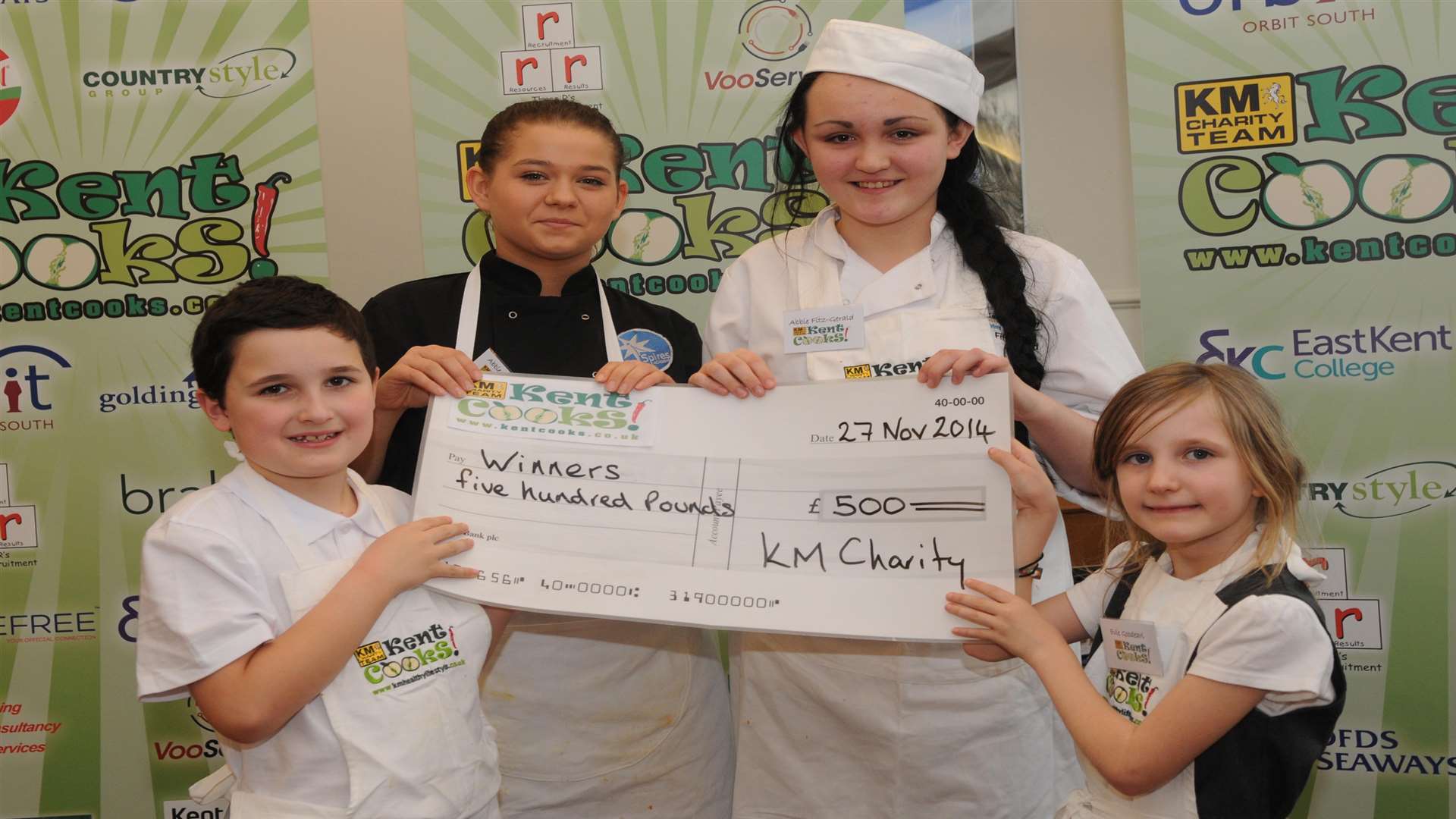 KM Kent Cooks winners will receive a share of £500.