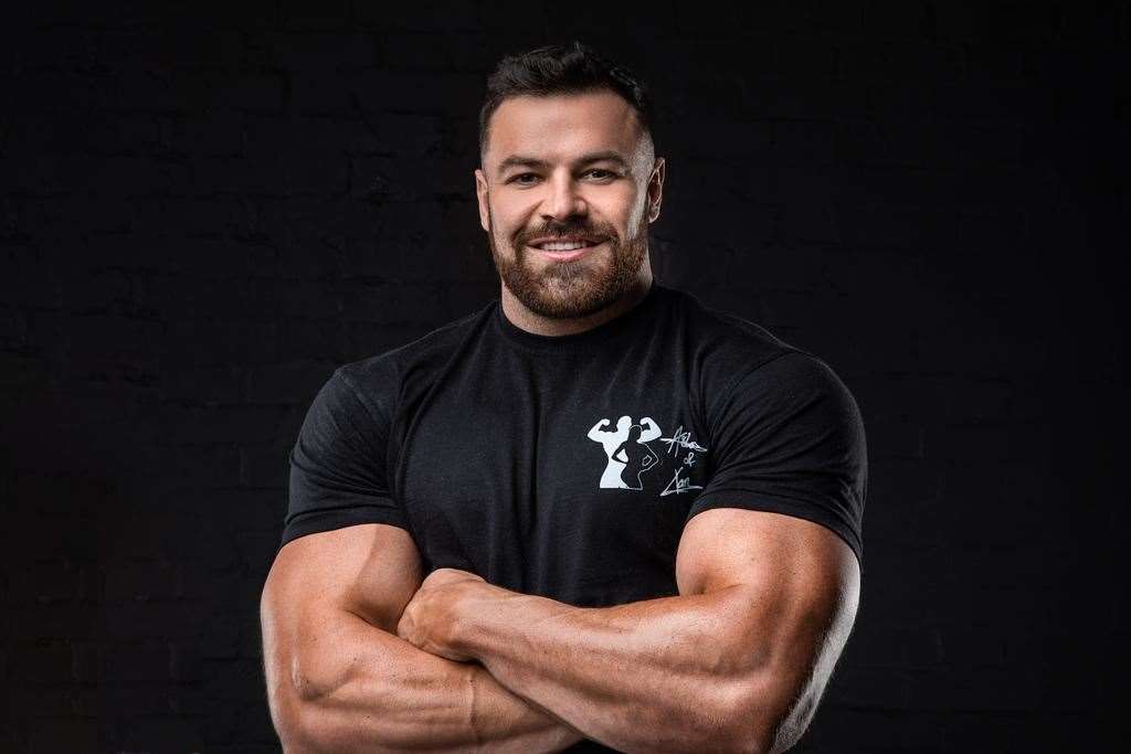 Tom Thorman, from Whitstable, ditched his boots for the gym and embarked on a mammoth fitness journey, which has left him unrecognisable. Picture: Thomas Thorman / Matt Marsh Photography