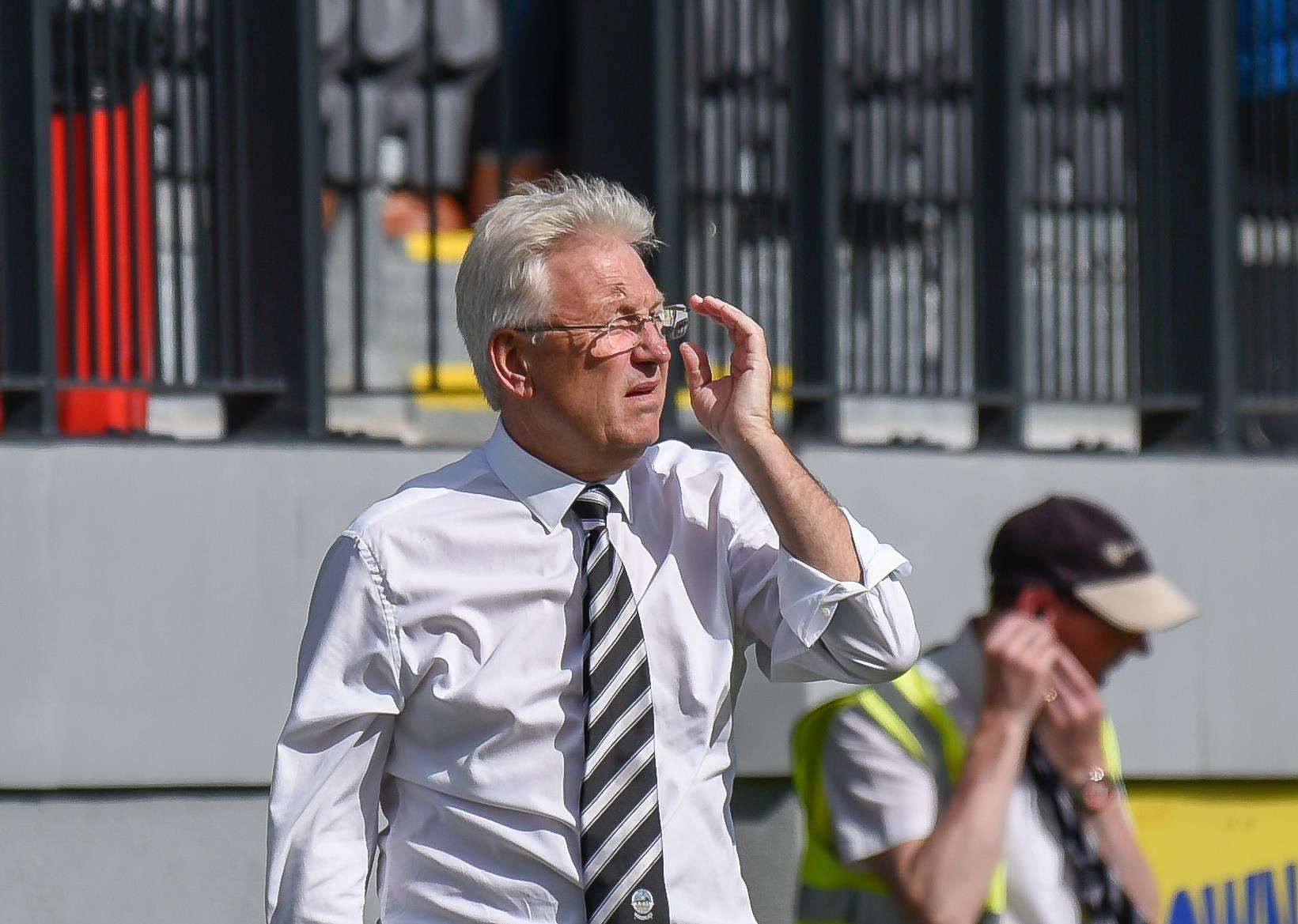 Dover Athletic manager Chris Kinnear. Picture: Alan Langley