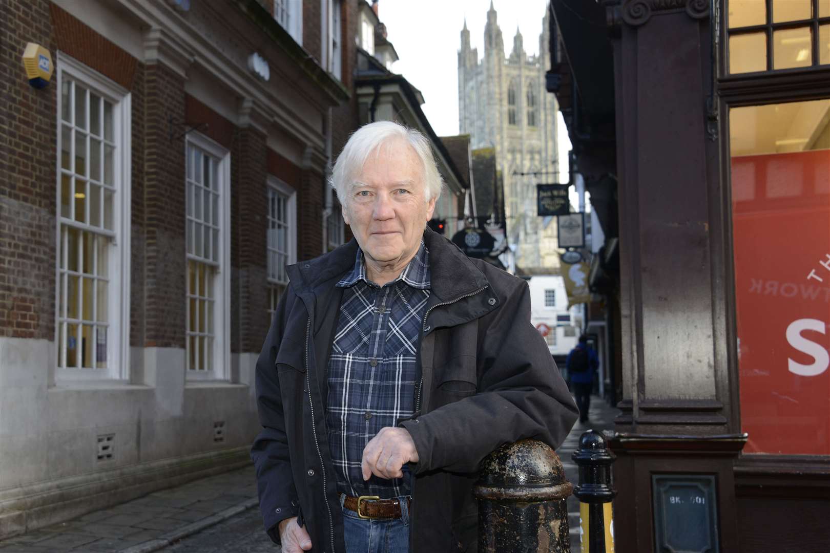 Cllr Michael Dixey in Canterbury city centre. Picture: Paul Amos
