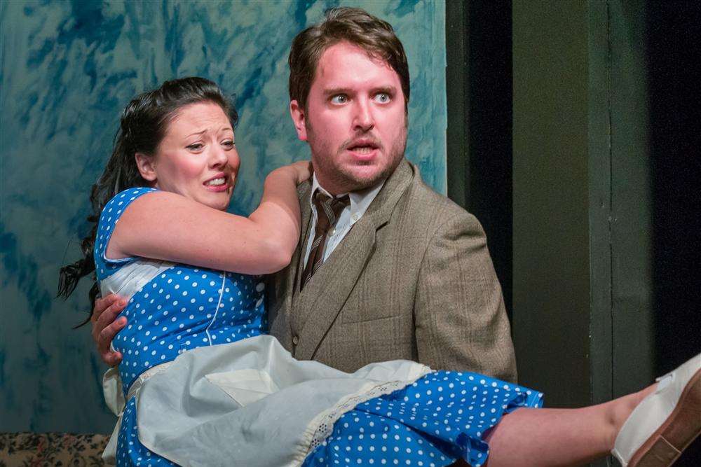 Marlow (Mike Dickinson) and Kate Hardcastle (Katie Foster)