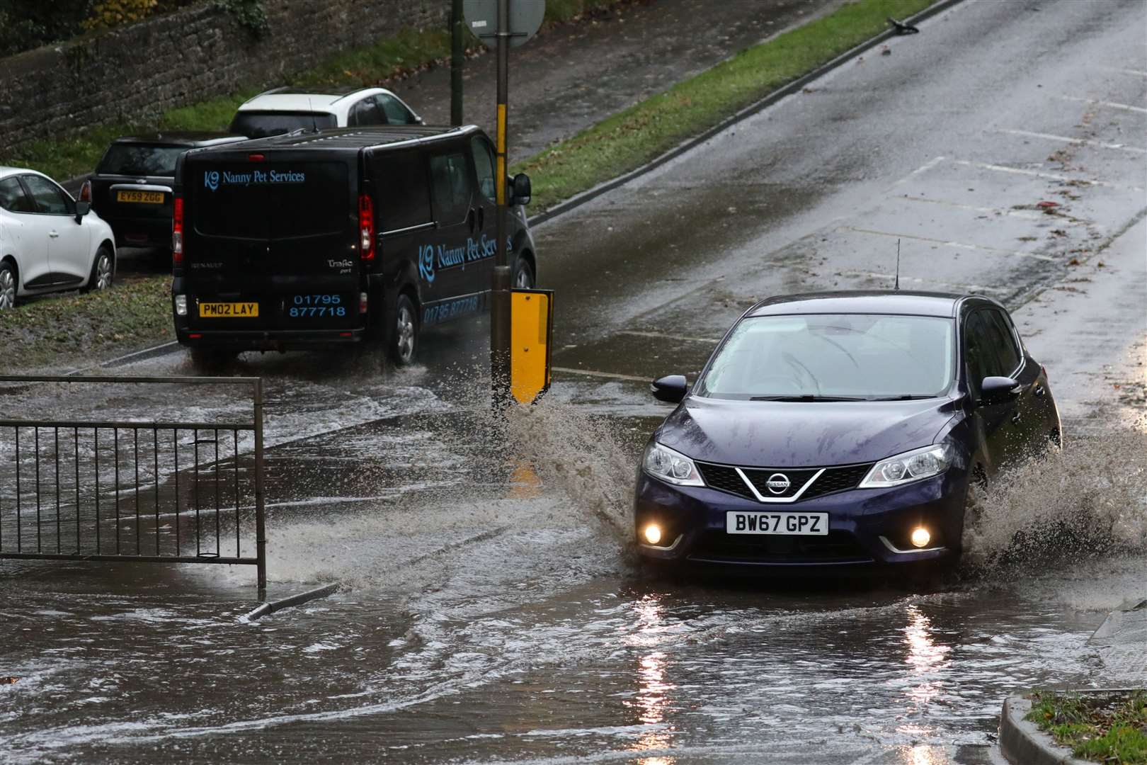 Heavy rain has caused problems for drivers. Picture: UKNiP