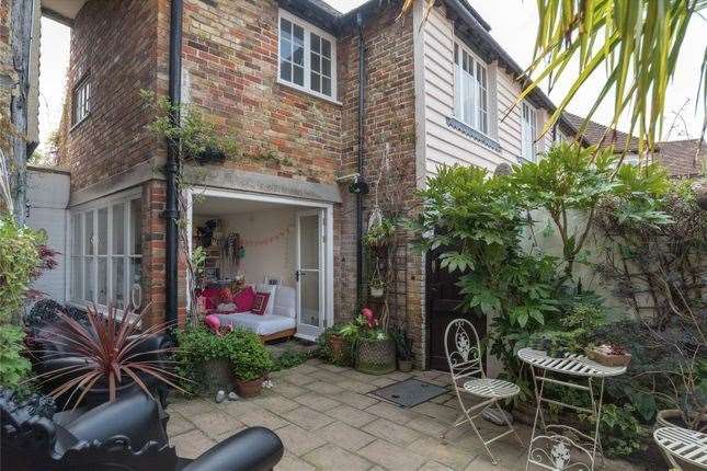 Out the back of the property. Picture: Zoopla / Strutt & Parker