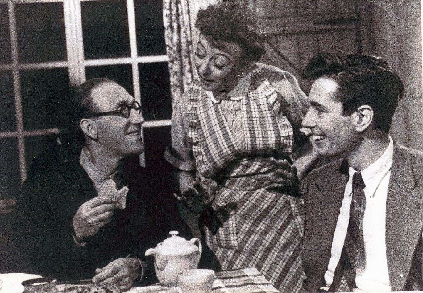 Wartime favourite Arthur Askey, left, seen here with Thora Hird and Ian Gardiner