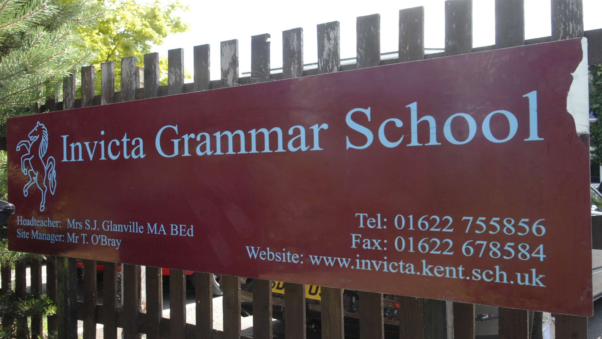Invicta Grammar School wrote to parents after students reported being chased