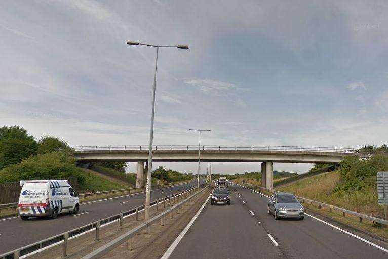 The crash took place between Herne Bay and Whitstable. Picture: Google Street View (2844353)