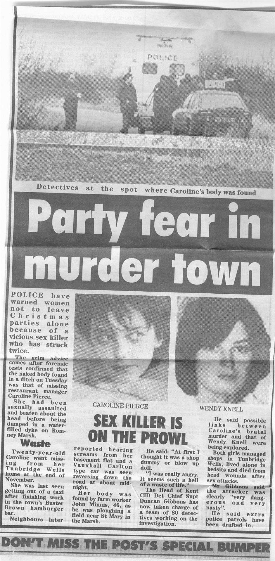 Coverage of the 1987 murders