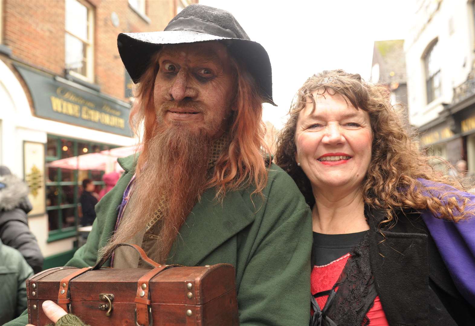 Fagin and Nancy at last year's Dickensian Christmas Festival. Picture: Steve Crispe