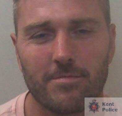 Lee Cuthbert has been jailed for three years. Picture: Kent Police