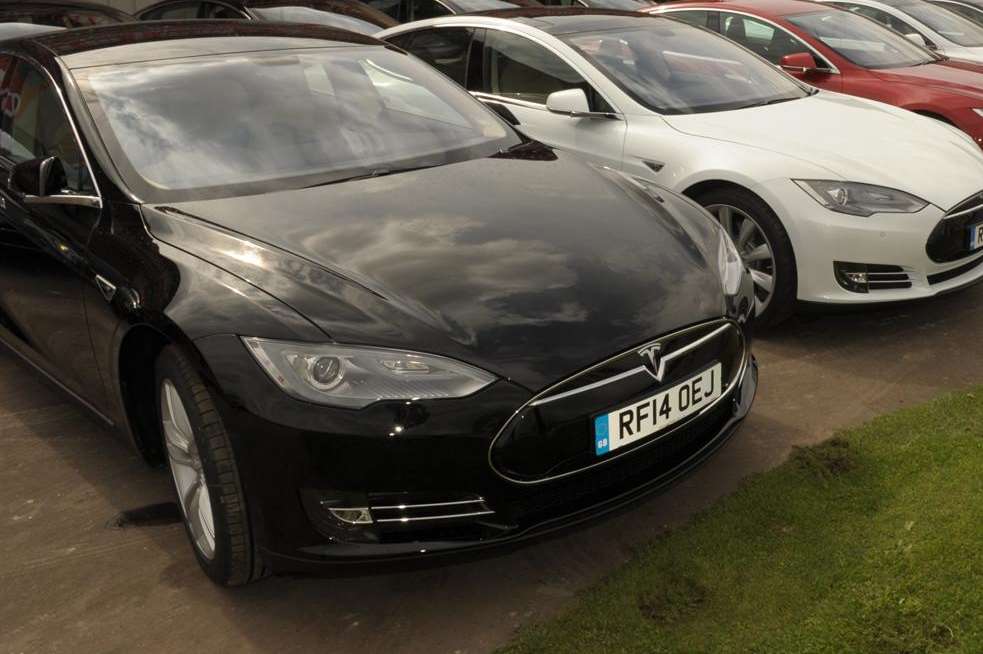 Teslas with the largest battery option have a range of 265 miles. Picture: Steve Crispe