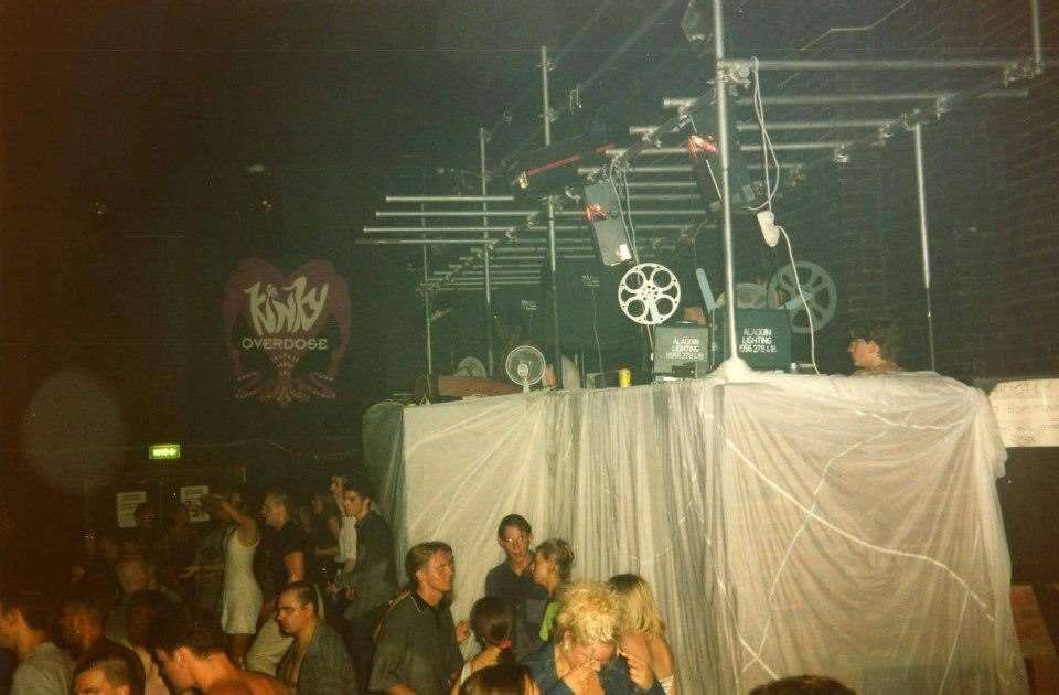 An old warehouse was converted into Atomics nightclub in the 90s. Picture: Mick Clark