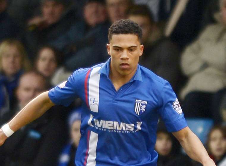 Bradley Garmston in action for Gillingham against Sheffield United last season Picture: Barry Goodwin