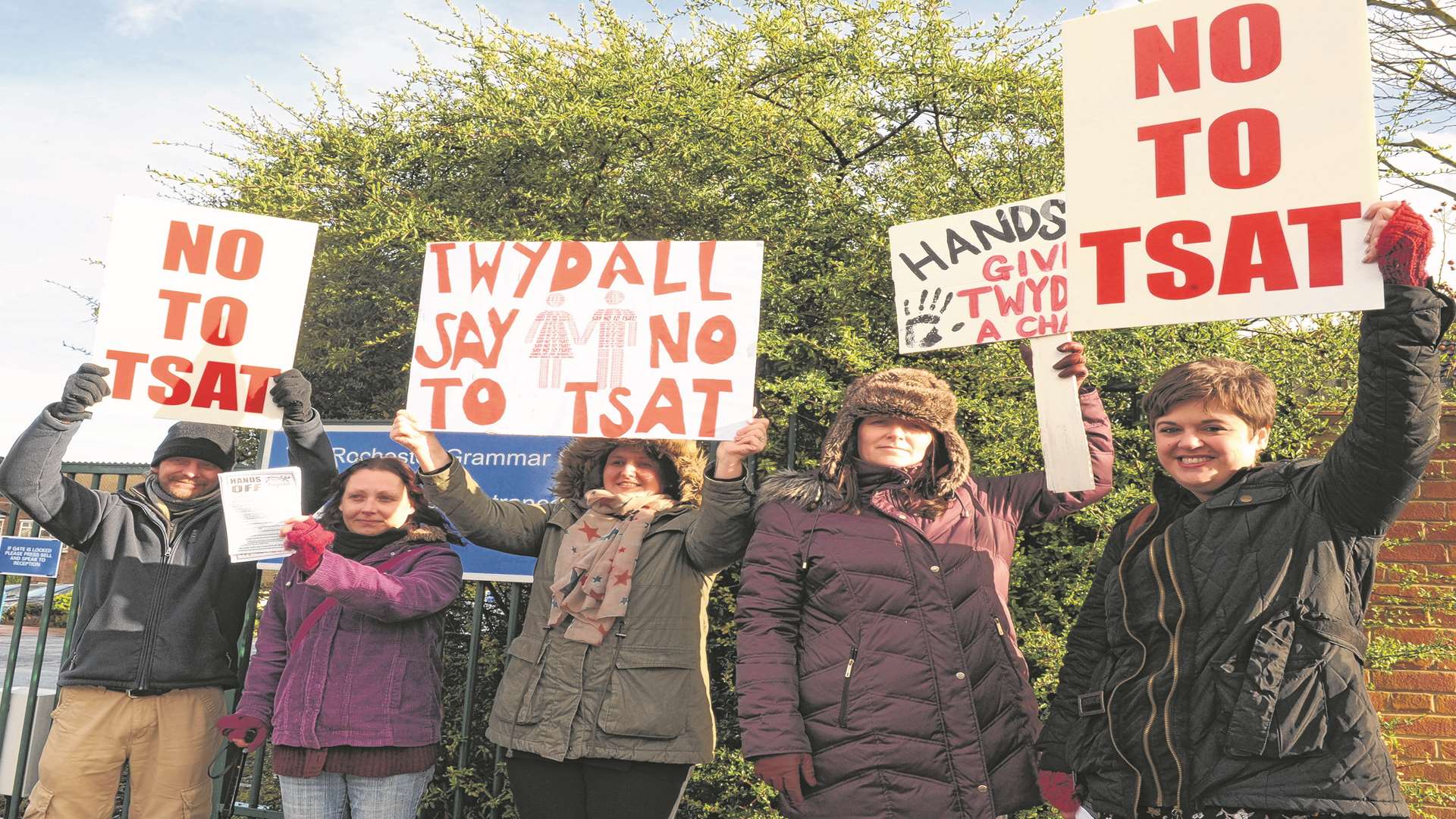 Nearly 400 people said they did not want Twydall to become an academy under TSAT.