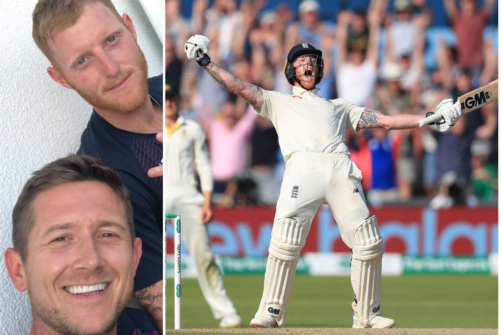 Joe Denly shared a selfie with Ben Stokes on his twitter page (15857617)