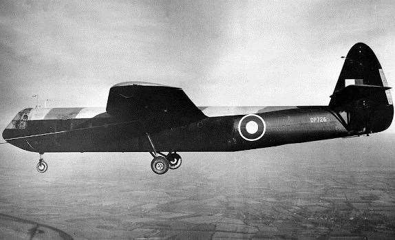 One of the stealthy wartime gliders
